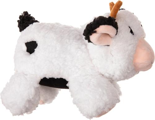 Show full view: GROWL Fuzzaroos Cow Squeaky Plush Dog Toy slide 2 of 4