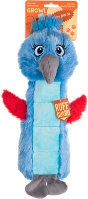 Show full view: GROWL Belly Burdz Blue Squeaky Plush Dog Toy slide 4 of 6