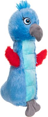 Show full view: GROWL Belly Burdz Blue Squeaky Plush Dog Toy slide 3 of 6