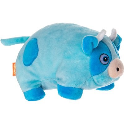 GROWL GROWL Trofflers Cow Squeaky Plush Dog Toy