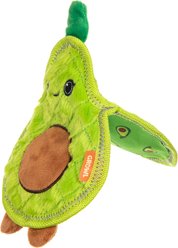 GROWL Flip Floppz Avocado Squeaky Plush Dog Toy slide 1 of 3