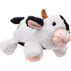 GROWL Fuzzaroos Cow Squeaky Plush Dog Toy