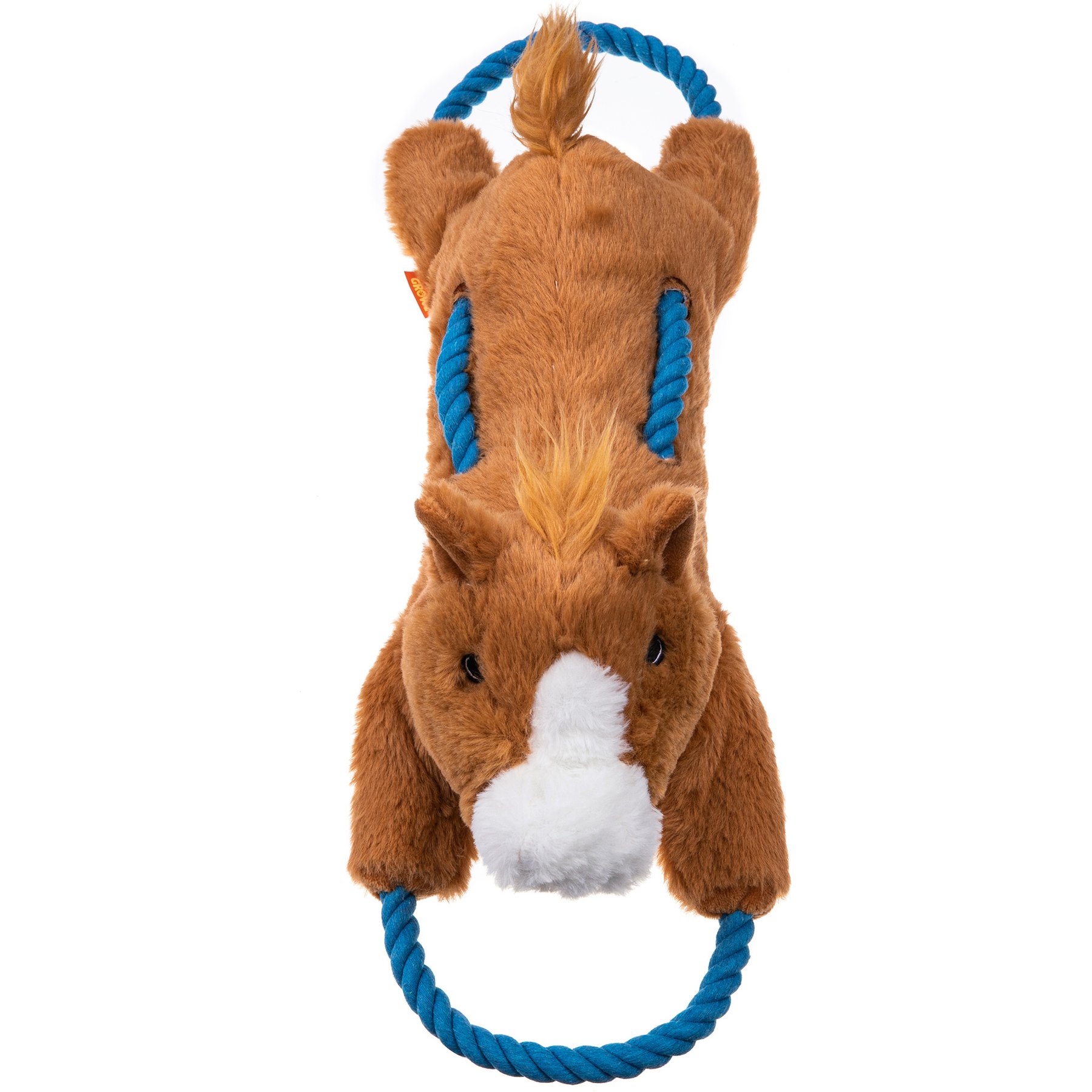 GROWL Haystackerz Horse Squeaky Plush Dog Toy