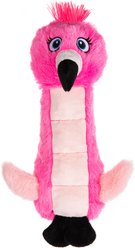 GROWL Belly Burdz Pink Squeaky Plush Dog Toy