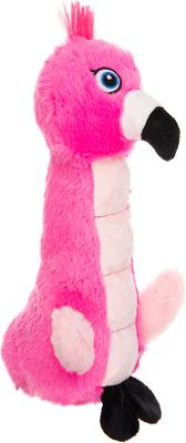 Show full view: GROWL Belly Burdz Pink Squeaky Plush Dog Toy slide 2 of 4
