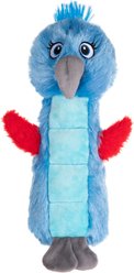 GROWL Belly Burdz Blue Squeaky Plush Dog Toy