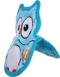 GROWL Flip Floppz Owl Squeaky Plush Dog Toy