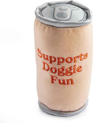 Show full view: Haute Diggity Dog Olipup Pawberry Vanilla Squeaky Plush Dog Toy, Peach slide 2 of 2