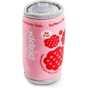 Haute Diggity Dog Puppi Ruffberry Rose Squeaky Plush Dog Toy, Pink