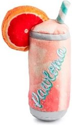 Haute Diggity Dog Pawloma Squeaky Plush Dog Toy, Peach