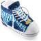Show in main carousel: Haute Diggity Dog Dogior High-Top Tennis Shoe Squeaky Plush Dog Toy, Blue slide 1 of 2