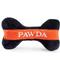 Show in main carousel: Haute Diggity Dog Pawda Bone Squeaky Plush Dog Toy, Black slide 1 of 2