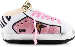 Haute Diggity Dog Golden Pooch Tennis Shoe Pink Squeaky Plush Dog Toy, Pink