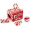 Show in main carousel: Haute Diggity Dog Christmas Puppermint Bark Activity House Squeaky Plush Dog Toy, Red slide 1 of 1