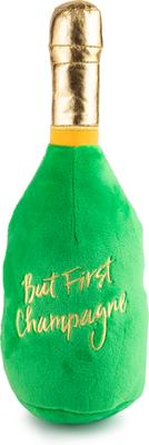 Show full view: Haute Diggity Dog Woof Clicquot Classic Squeaky Plush Dog Toy, Green slide 2 of 2