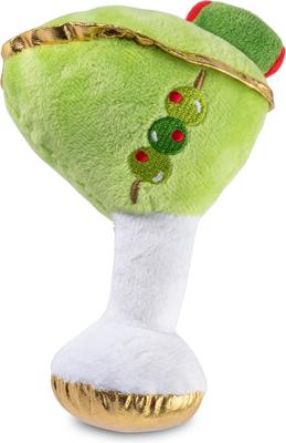 Show full view: Haute Diggity Dog Dirty Muttini Squeaky Plush Dog Toy, Green slide 2 of 2