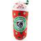 Show in main carousel: Haute Diggity Dog Christmas Starbarks Puppermint Mocha Green/Red Dots Squeaky Plush Dog Toy, Red slide 1 of 2