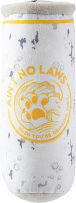 Show full view: Haute Diggity Dog White Paw Muttlenial Mango Squeaky Plush Dog Toy, Yellow slide 2 of 2