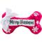 Show in main carousel: Haute Diggity Dog Puppermint Bone Original Merry Christmas Squeaky Plush Dog Toy, Red slide 1 of 2