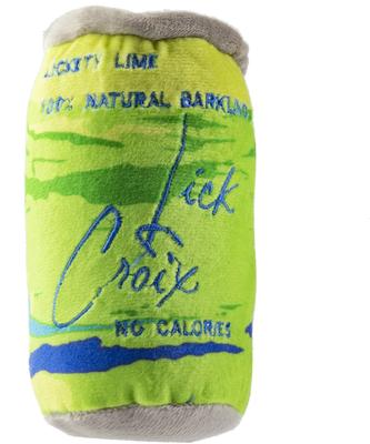 Show full view: Haute Diggity Dog Lickcroix Barkling Water Lickety Lime Squeaky Plush Dog Toy, Green, Large slide 2 of 2