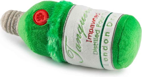 Show full view: Haute Diggity Dog Tanqueruff Gin Squeaky Plush Dog Toy, Green slide 2 of 2