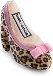 Haute Diggity Dog Manalo Barknik Shoe Squeaky Plush Dog Toy, Pink, Large