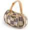 Show in main carousel: Haute Diggity Dog Chewy Vuiton Purse Squeaky Plush Dog Toy, Brown Checker, Small slide 1 of 1