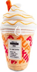 Haute Diggity Dog Pupkin' Donuts Iced Coffee Squeaky Plush Dog Toy, Brown slide 2 of 2