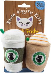 Haute Diggity Kitty Meowbucks Squeaky Plush Cat Toy