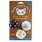 Show in main carousel: Haute Diggity Kitty Kitty Vuiton Balls Monogram Squeaky Plush Cat Toy slide 1 of 1
