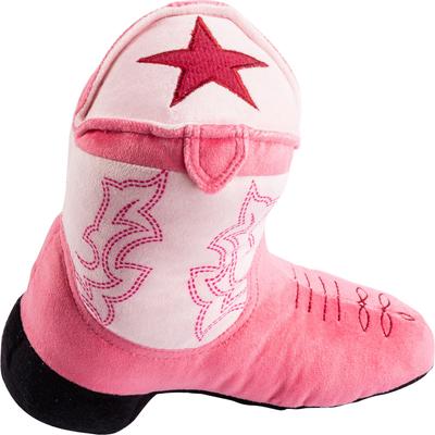 Show full view: Haute Diggity Dog Cowgirl Boot Squeaky Plush Dog Toy, Pink slide 3 of 3
