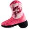 Show in main carousel: Haute Diggity Dog Cowgirl Boot Squeaky Plush Dog Toy, Pink slide 1 of 3