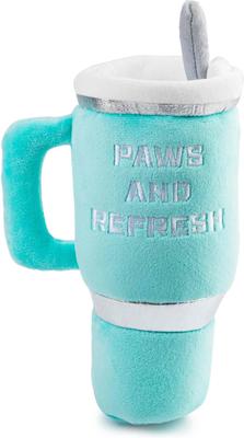 Show full view: Haute Diggity Dog Snuggly Squeaky Plush Dog Toy, Teal slide 2 of 2