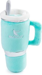 Haute Diggity Dog Snuggly Squeaky Plush Dog Toy, Teal