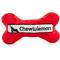 Show in main carousel: Haute Diggity Dog Chewlulemon Bone Squeaky Plush Dog Toy, Red slide 1 of 2