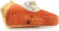 Haute Diggity Dog Pupkin Pie Slice Squeaky Plush Dog Toy, Orange slide 2 of 2