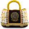 Show in main carousel: Haute Diggity Dog Fursace Handbag Squeaky Plush Dog Toy, Gold slide 1 of 3