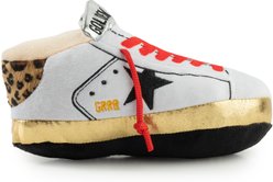Haute Diggity Dog Golden Pooch Tennis Shoe Original Squeaky Plush Dog Toy, White slide 2 of 2
