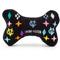 Show in main carousel: Haute Diggity Dog Monogram Bone Squeaky Plush Dog Toy, Black, Small slide 2 of 2