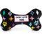Show in main carousel: Haute Diggity Dog Monogram Bone Squeaky Plush Dog Toy, Black, Large slide 1 of 2