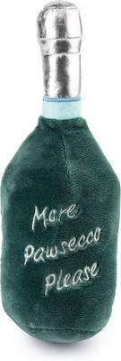 Show full view: Haute Diggity Dog Labarka Pawsecco Squeaky Plush Dog Toy, Blue slide 2 of 2