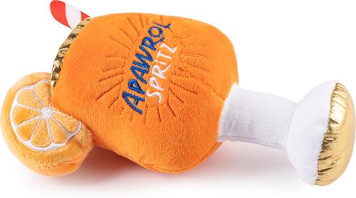Show full view: Haute Diggity Dog Apawrol Spritz Squeaky Plush Dog Toy, Orange slide 2 of 2