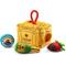 Show in main carousel: Haute Diggity Dog Woof Clicquot Pawty Set Activity Toy Squeaky Plush Dog Toy, Yellow slide 1 of 2