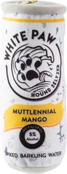 Haute Diggity Dog White Paw Muttlenial Mango Squeaky Plush Dog Toy, Yellow