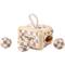Show in main carousel: Haute Diggity Dog Chewy Vuiton Trunk Activity House Squeaky Plush Dog Toy, Brown Checker slide 1 of 1