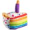Show in main carousel: Haute Diggity Dog Happy Birthday Cake Slice Squeaky Plush Dog Toy, Multi slide 1 of 2
