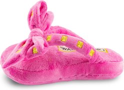 Haute Diggity Dog Wagentino Sandal Squeaky Plush Dog Toy, Pink slide 2 of 3