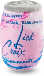 Haute Diggity Dog Lickcroix Barkling Water Barkin Berry Squeaky Plush Dog Toy, Purple, Small slide 2 of 2