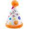 Show in main carousel: Haute Diggity Dog Happy Birthday Pawty Hat Toy Squeaky Plush Dog Toy, White slide 1 of 1