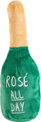 Show full view: Haute Diggity Dog Woof Clicquot Rose Squeaky Plush Dog Toy, Green, Large slide 3 of 3